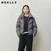 NEELLY纳俪商场同款冬新款云朵龟背简约短款羽绒服女舒适宽松外套N25103L01070 商品缩略图0