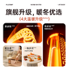 向物圆桌小太阳取暖器DSHJ-S-2325A/B家用小型石墨烯电暖炉烤火电暖器桌下暖脚电暖气 商品缩略图1