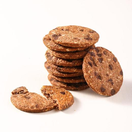 马奇新新黑巧克力豆燕麦饼干 208g*3袋 商品图1