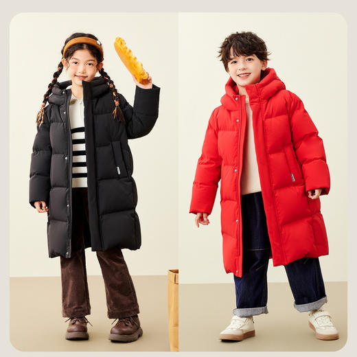 【防水透湿】迷你巴拉巴拉男女童防风保暖亲子羽绒服三防羽绒外套 商品图2