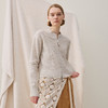 谜底拉链针织开衫长袖2025冬季新品减龄百搭圆领修身女254MZ1880 商品缩略图1