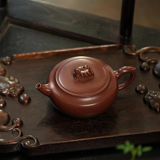 龙德堂陶艺 汤宣武制《卧虎藏龙》原矿底槽青 250cc 库存请咨询客服 商品图1