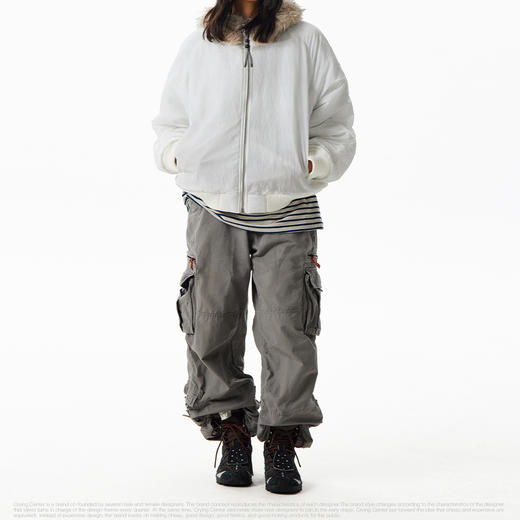 CryingCenter 毛领巴恩风ma1飞行夹克棉服 男女款 哭喊中心 商品图2