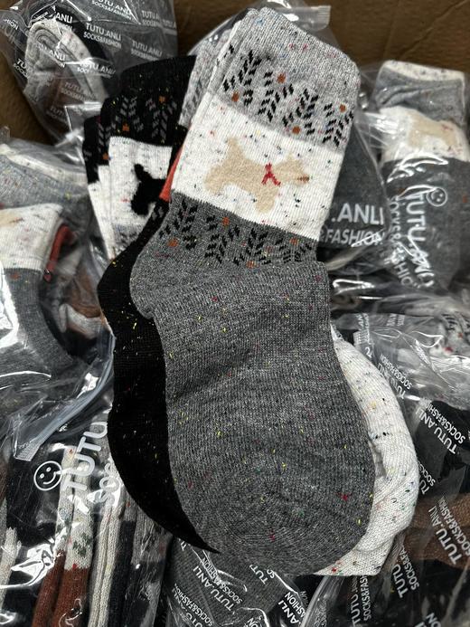 秋冬搭配❗️费尔岛围脖小狗袜 商品图9