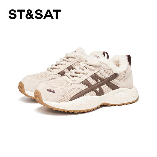 【加绒保暖】星期六复古休闲运动老爹鞋SSD411D217 商品图7