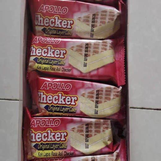 阿波罗棋格夹心蛋糕原味432g 商品图2