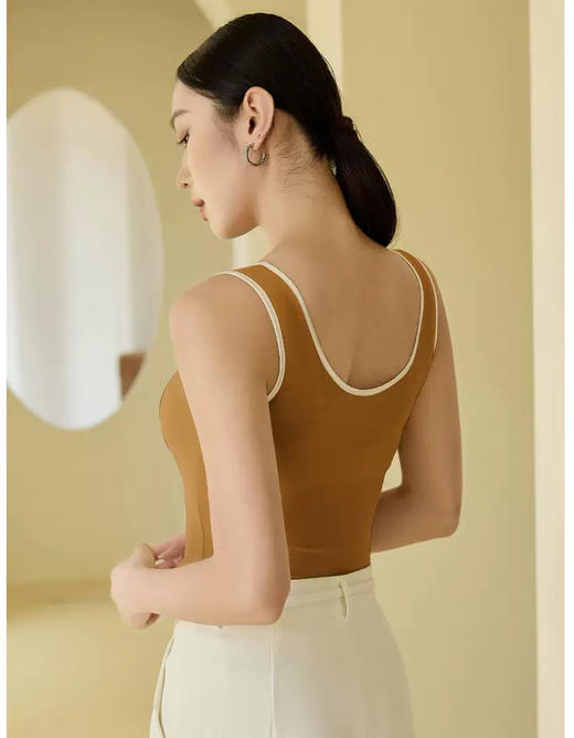 外贸大厂正品德绒背心内衣不跑杯 商品图6