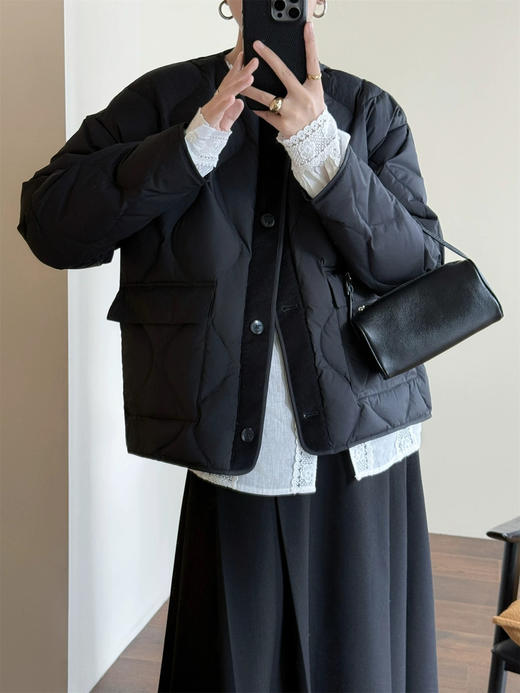 MsDidion短款安心绒无异味白鸭绒羽绒服10282 商品图0