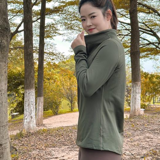 壁虎瑜伽【2510SY437】秋冬加绒立领卫衣【5天发货】 商品图3