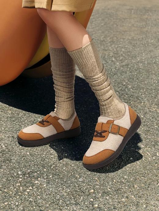 Pansy盼喜日本勃肯鞋女超轻舒适加绒保暖百搭毛毛鞋 HD4301 商品图1