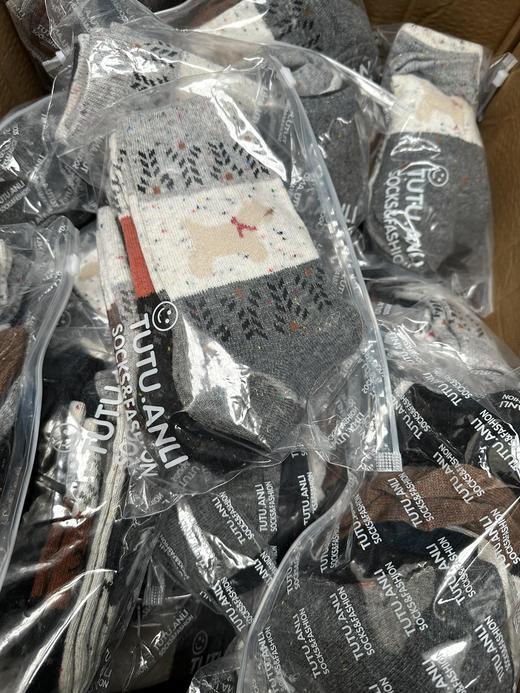 秋冬搭配❗️费尔岛围脖小狗袜 商品图11