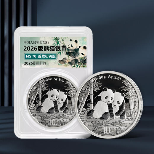 【熊猫币】2026年熊猫30克银币央行发行·999足银·绿盒装·首发版 商品图7
