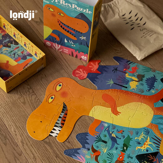 Londji 我的鲸鱼大朋友 拼图 36片 适合年龄3岁+ 西班牙玩具 PZ335U 商品图8