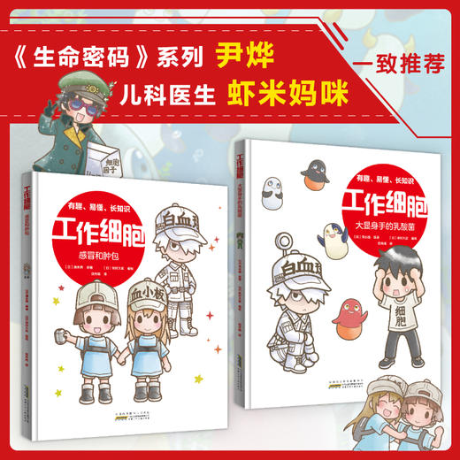 【6岁+】新书 工作细胞（5-6册）感冒和肿包+大显身手的乳酸菌 商品图1