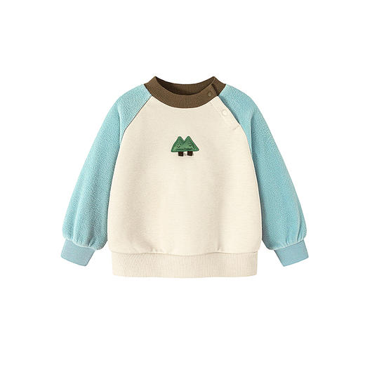 迷你巴拉男童女童宝宝卫衣2025冬新品内里加绒远红外发热萌趣上衣 商品图4