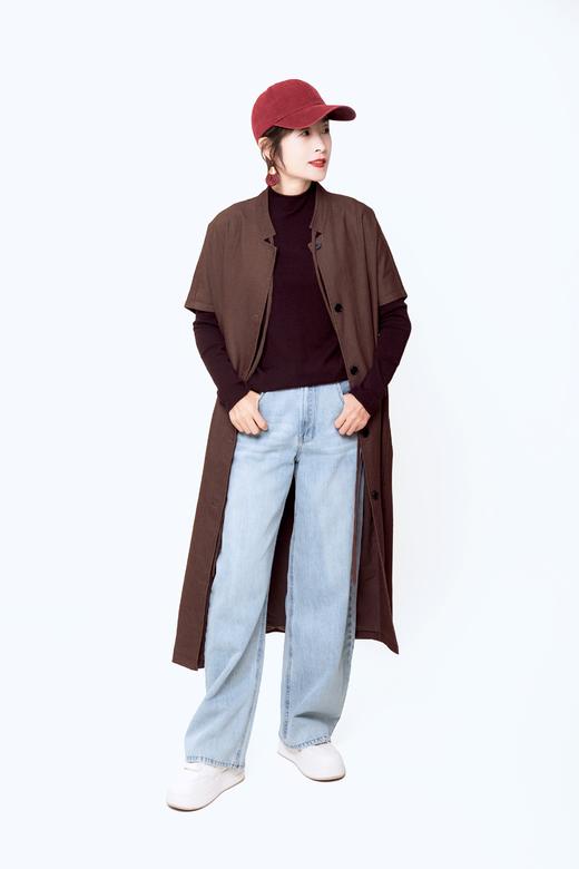 设计款风衣马甲 商品图0