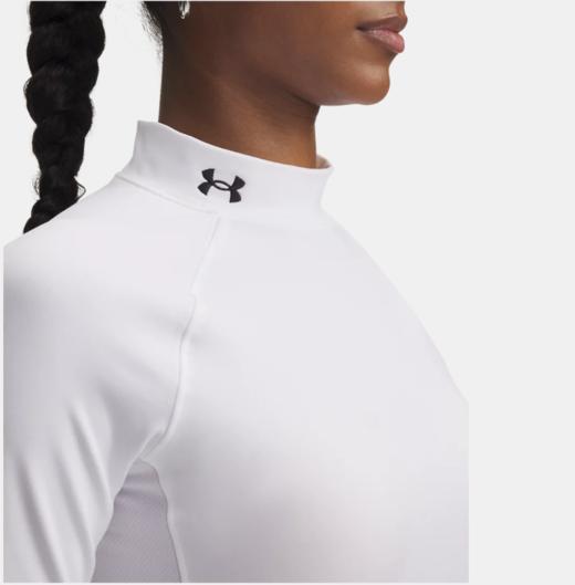 【Coldgear冬训紧身衣】安德玛女子UA Authentics高领运动上衣1368702-100 商品图6