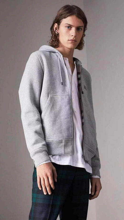 Bur秋冬连帽开衫双层卫衣！暗红 深蓝 黑色和灰色。 自己备注号码颜色。 商品图9