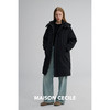 MAISON CECILE 90白鹅绒轻盈保暖厚实舒适过膝长款连帽羽绒服外套 商品缩略图5