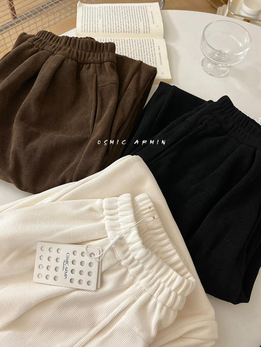 婴儿绒版本慵懒山本裤 肉肉腿必入 实力爆款 秋款400克羊绒珠地棉山本裤 触感细腻干爽柔滑 遮宽胯遮大腿修饰腿型抗皱好打理 商品图2