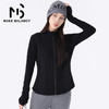 Makebalancy/慕柏郦长袖立领女上衣修身瑜伽保暖外套春秋休闲1996 商品缩略图1