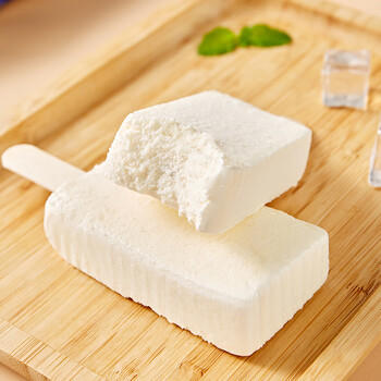 中街冰点 经典老中街切糕 牛奶口味冰淇淋 70克*10支 雪糕 家庭装 商品图1