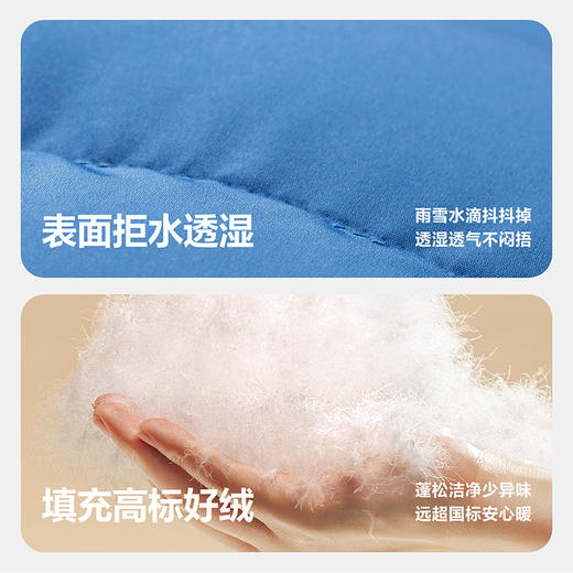 迷你巴拉巴拉男女童宝宝羽绒服保暖拒水拒油透湿汽可爱造型外套冬 商品图3