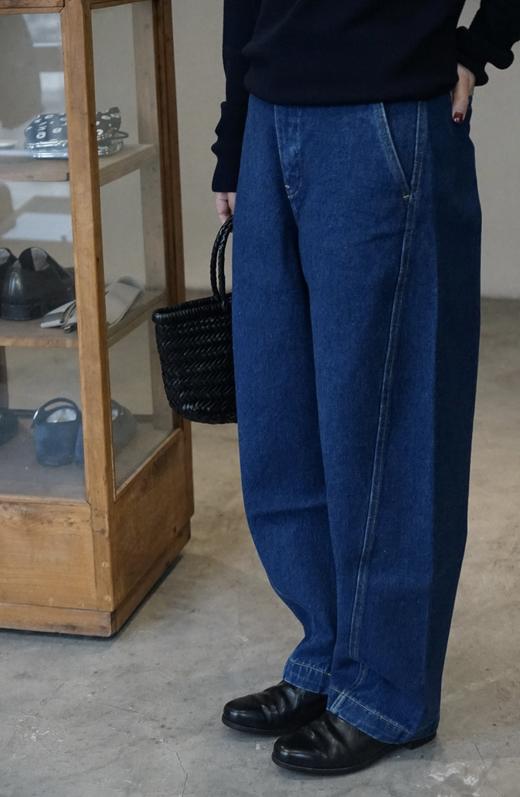 Studio Nicholson 圆弧裤脚扭缝牛仔裤(AKERMAN SNW - 1626)2色可选 商品图6