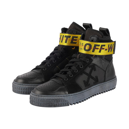【超惠秒】OFF WHITE  男女通款 做旧系带中帮真皮百搭休闲鞋12487 商品图7