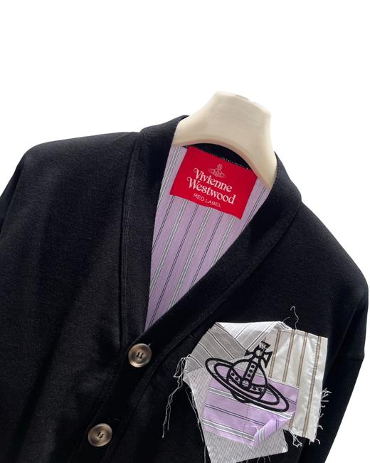 女款毛边刺绣拼接衬衫针织开衫he 商品图2