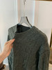 1030-4 一手渠道货 LP复古绞花 百分百羊绒 圆领针织衫 商品缩略图11