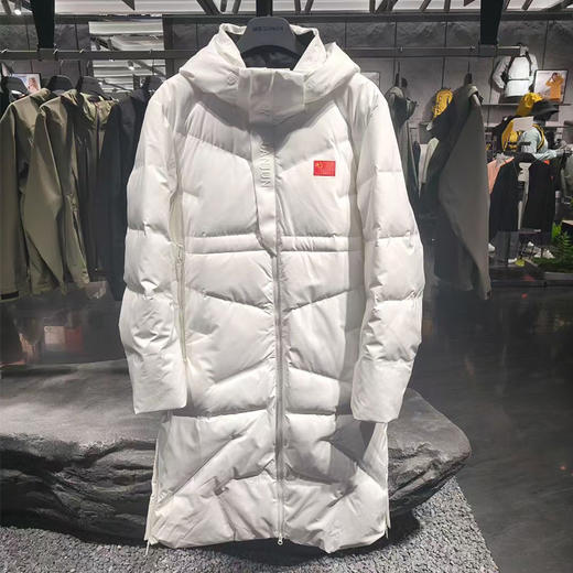 安踏冠军全天候男装2025新款长款防泼水鹅绒连帽羽绒服152510916 商品图2