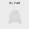 ROMI STUDIO“美式复古”贴布绣毛巾面做旧洗水连帽卫衣RWCAST6312 商品缩略图2