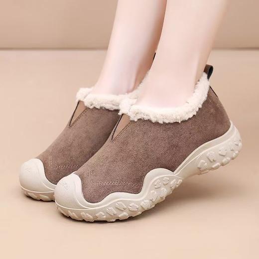 爆！仅100双！【 绵羊毛雪地靴】冬季新款2025加绒加厚休闲女鞋源头时尚百搭软底棉靴 商品图7