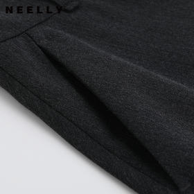 NEELLY纳俪商场同款冬新款简约显瘦优雅半身裙女百搭时尚中长裙N25114E04563
