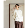 牧衣游原创重磅28姆米提花丝棉衬衫通勤简约百搭保暖衬衣 古尔 商品缩略图1