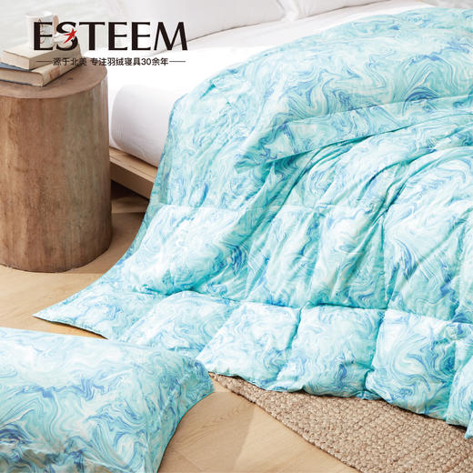 海蓝之谜可水洗鹅绒被三件套-夏/春秋被 商品图2