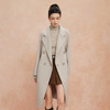 QH901斯尔丽25新款高支纯羊毛双面呢放松廓形设计感磨砂扣时尚大气大衣 商品缩略图8