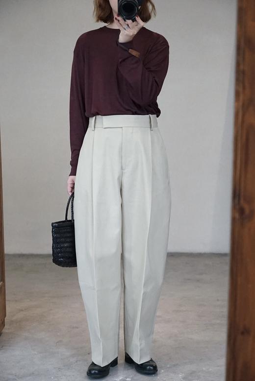 Studio Nicholson双褶阔腿西裤 商品图1