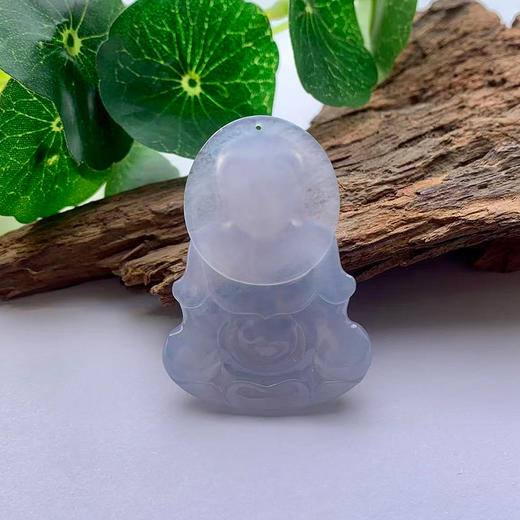 派瑞翡翠 翡翠观音 冰种 冰紫 商品图1