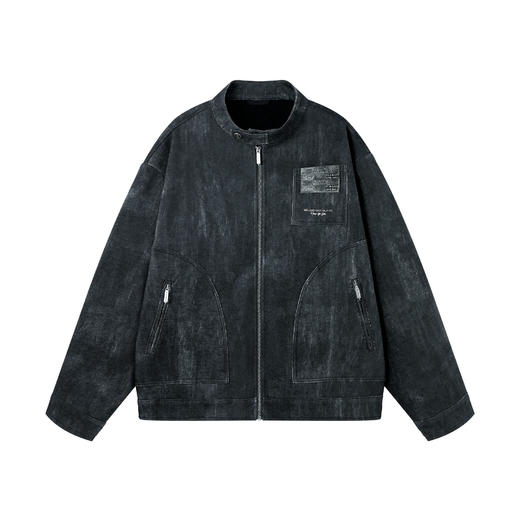 BJHG不计后果棉服男款冬新款棉衣潮牌美式复古重工立领夹克外套女 商品图4