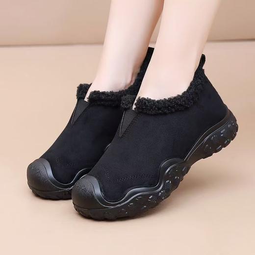 爆！仅100双！【 绵羊毛雪地靴】冬季新款2025加绒加厚休闲女鞋源头时尚百搭软底棉靴 商品图6
