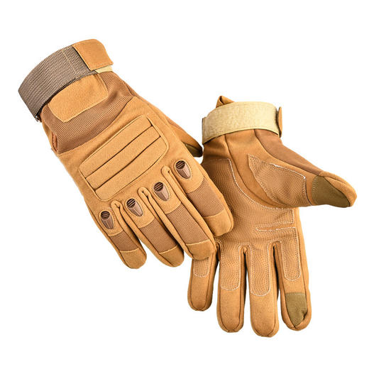 新款男机车摩托车手套户外运动战术全指手套防滑耐磨防护安保手套 商品图2