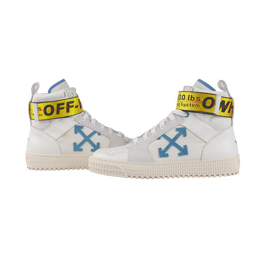 【超惠秒】OFF WHITE  男女通款 做旧系带中帮真皮百搭休闲鞋12487 商品图2