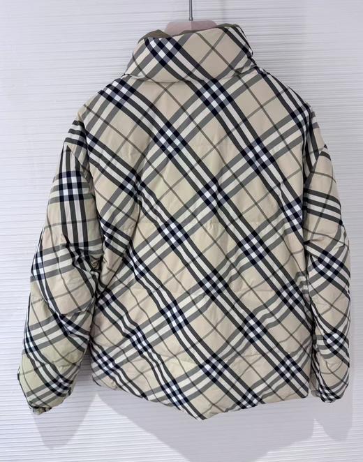 男款格纹雙面羽绒外套zh007 商品图1