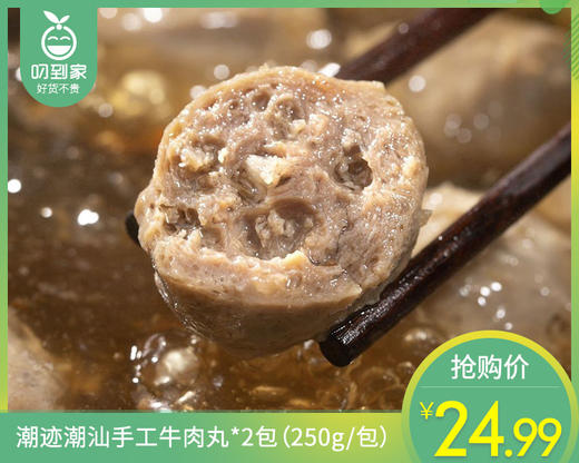 潮迹潮汕手工牛肉丸*2包（250g/包）生产日期: 10月 商品图0