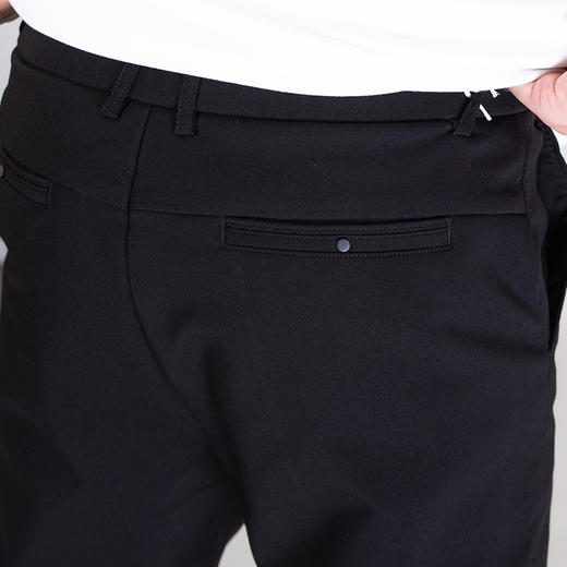 DRONKOO 2025 正常腰左袋夹唛复合绒高弹基础款厚休闲长裤 商品图4