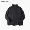 PINLI品立2025秋季新款半拉链立领卫衣美式潮牌宽松休闲男士上衣B253109103 商品缩略图3