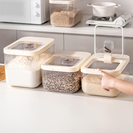 防虫防潮装米缸精致米桶厨房食品大米收纳盒绿豆粮食面粉储米桶 商品图3