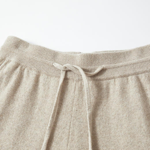 谜底羊毛阔腿裤长裤2025年冬季新品百搭舒适轻盈柔暖女254MZ1928 商品图3